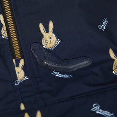 Cozy Hooded Anorak Jacket Mini Bearrabbit Navy