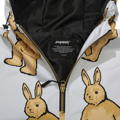 Cozy Hooded Anorak Jacket Big Bearrabbit Beige
