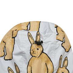 Cozy Hooded Anorak Jacket Big Bearrabbit Beige