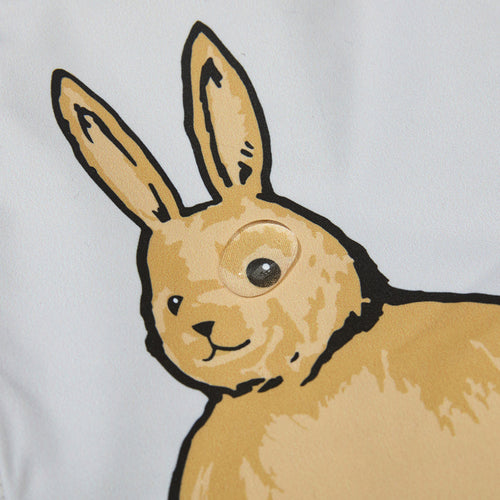 Cozy Hooded Anorak Jacket Big Bearrabbit Beige