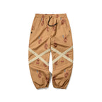 Original Pot-X Reflective Wide Jogger Pants Brown