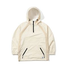 Both Sides Hooded Anorak Jacket Cream