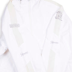 Future Reflective Point Hooded Anorak Jacket White