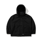 Soft Peach Hooded Jacket Black