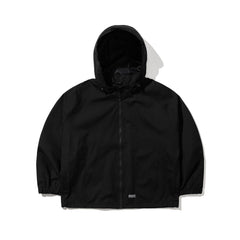 Soft Peach Hooded Jacket Black