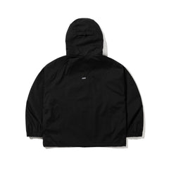 Soft Peach Hooded Jacket Black