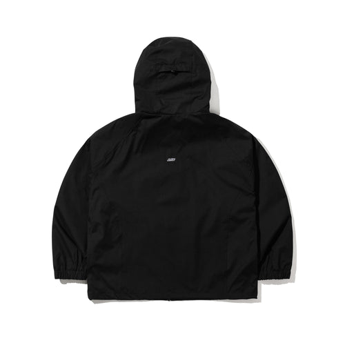 Soft Peach Hooded Jacket Black