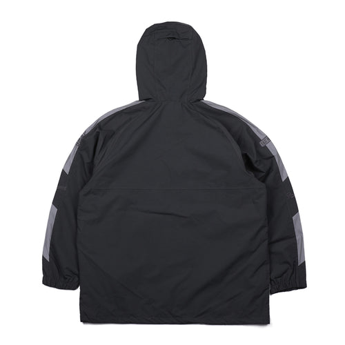 Future Reflective Point Hooded Anorak Jacket Charcoal