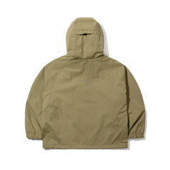 Soft Peach Hooded Jacket Khaki