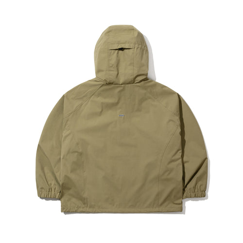 Soft Peach Hooded Jacket Khaki