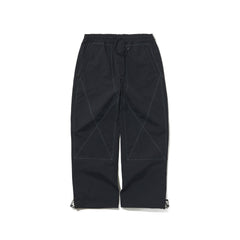 Stitch Box Wide Track Pants Dark Navy