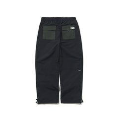 Stitch Box Wide Track Pants Dark Navy