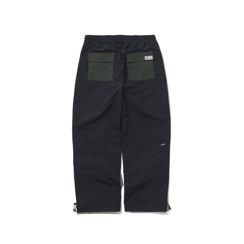 Stitch Box Wide Track Pants Dark Navy