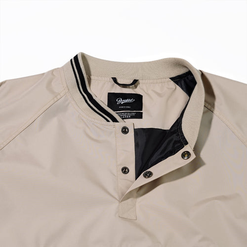 Bsrbt Sporty Pullover Snap Jacket Beige