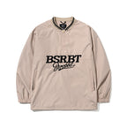 Bsrbt Sporty Pullover Snap Jacket Beige