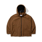 Soft Peach Hooded Jacket Light Brown