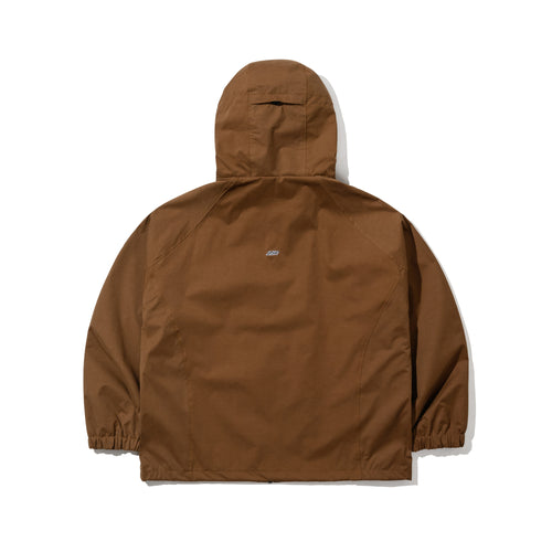 Soft Peach Hooded Jacket Light Brown