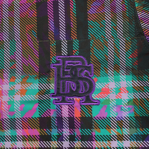 Bbl Anorak Jacket Purple Check