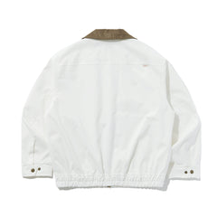 Variety Patch Snap Jacket White