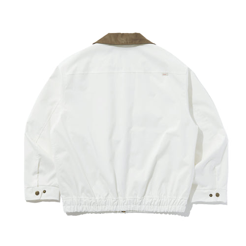 Variety Patch Snap Jacket White