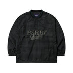 Bsrbt Sporty Pullover Snap Jacket Check Green