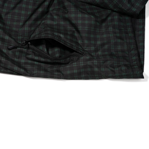 Bsrbt Sporty Pullover Snap Jacket Check Green