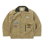 Variety Patch Snap Jacket Beige