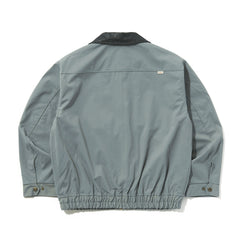 Variety Patch Snap Jacket Ash Blue