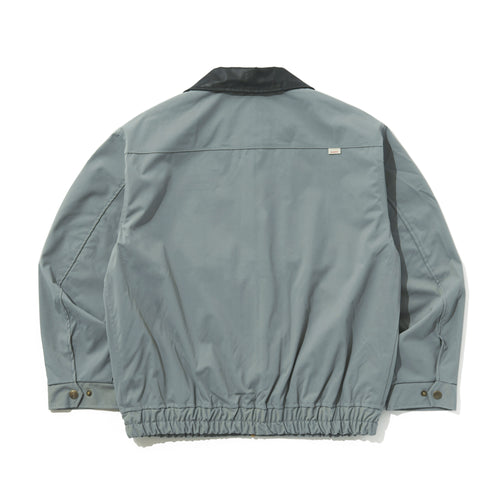 Variety Patch Snap Jacket Ash Blue