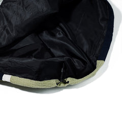 Comfortable Pullover Snap Jacket Navy / Mint