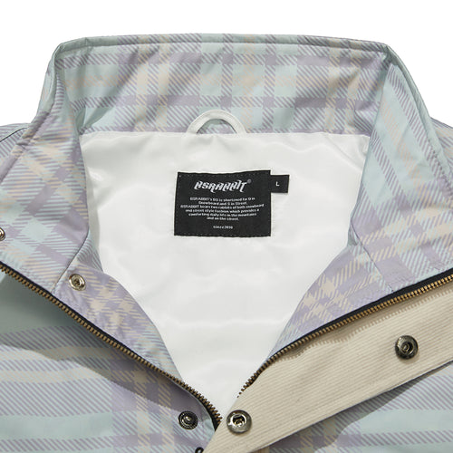 Rtr Anorak Jacket Pastel Purple Check