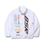 Bsr Sporty Track Jacket White