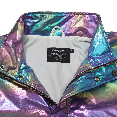 Rtr Anorak Jacket Hologram Green