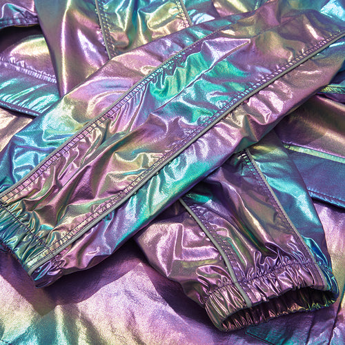 Rtr Anorak Jacket Hologram Green