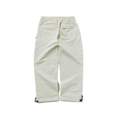 Classic Wide Track Pants Cream