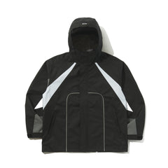 Exquisite 3L Hooded Jacket Black