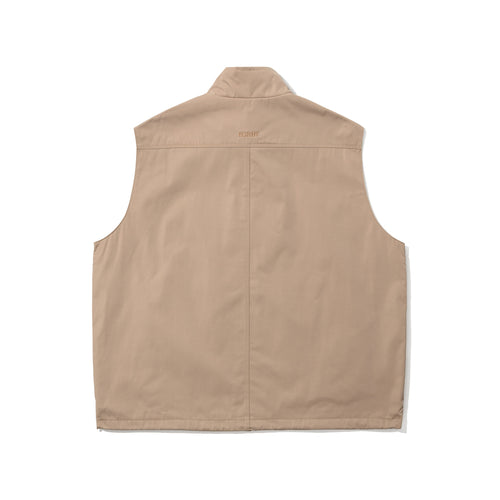 Single Edge Vest Beige