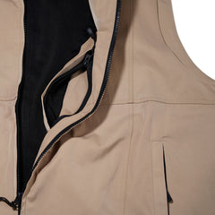 Single Edge Vest Beige