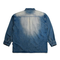 Over Fit Denim Shirts Vintage Blue