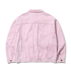 Big Cargo Loosefit Denim Jacket Pigment Pink