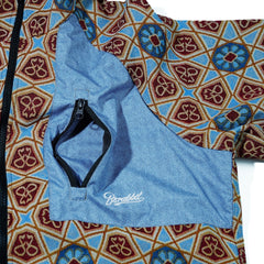 Ethnic Hooded Jacket Beige Sky