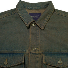 Big Cargo Loosefit Denim Jacket Brown