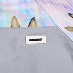 Royal Fleece Hooded Jacket Bear Rabbit Pastel Check