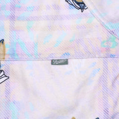 Royal Fleece Hooded Jacket Bear Rabbit Pastel Check