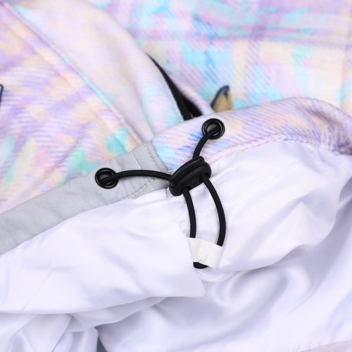 Royal Fleece Hooded Jacket Bear Rabbit Pastel Check