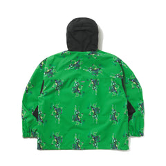 3D Trippy Rb Hooded Jacket Green