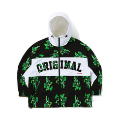 3D Trippy Rb Hooded Jacket Black