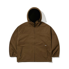 Sp Line Hooded Jacket Brown
