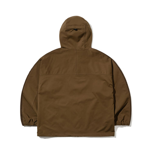 Sp Line Hooded Jacket Brown
