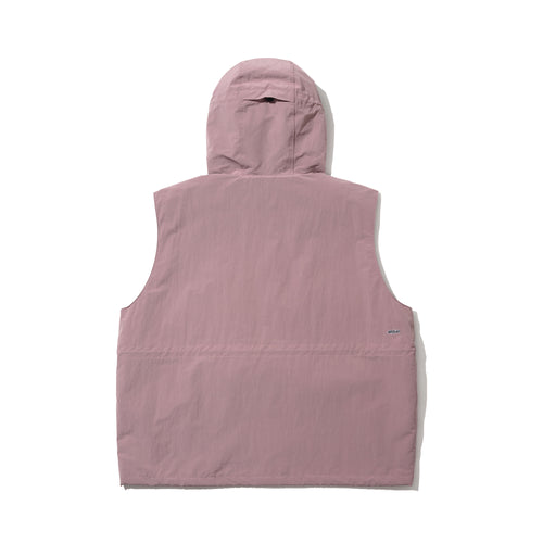 Big Pocket Hooded Vest Indy Pink